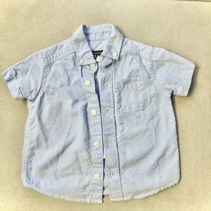 Blue button-down shirt from Carter’s